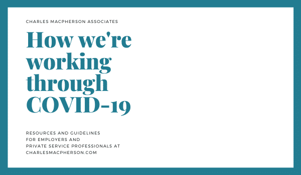 How were working through COVID-19